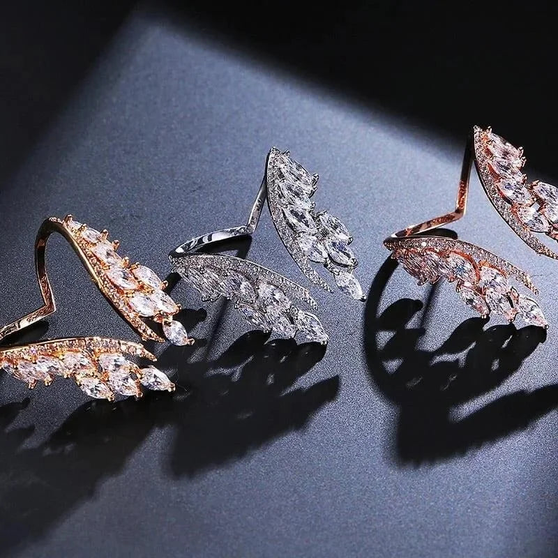 Evita – Armband und Ring mit Engelsflügeln